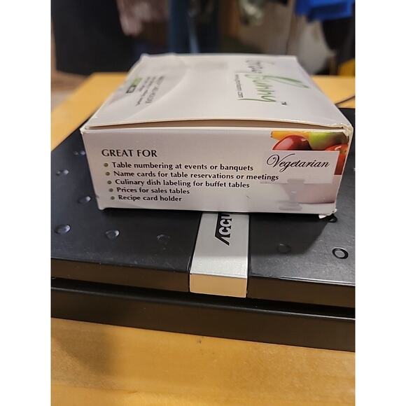 16 Pieces Metal Table Number Holders 1.5 Inches White Place Card Holder - Picture 8 of 8